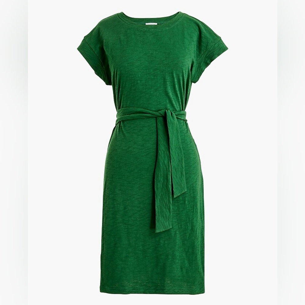 J Crew t shirt dress with waist tie 2X plus
